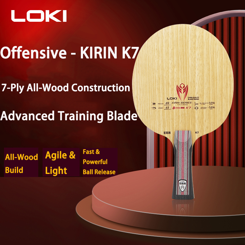 LOKI 7 Katmanlı Saf Ahşap Ping - Table Tennis Racket incelemesi ve fiyatı